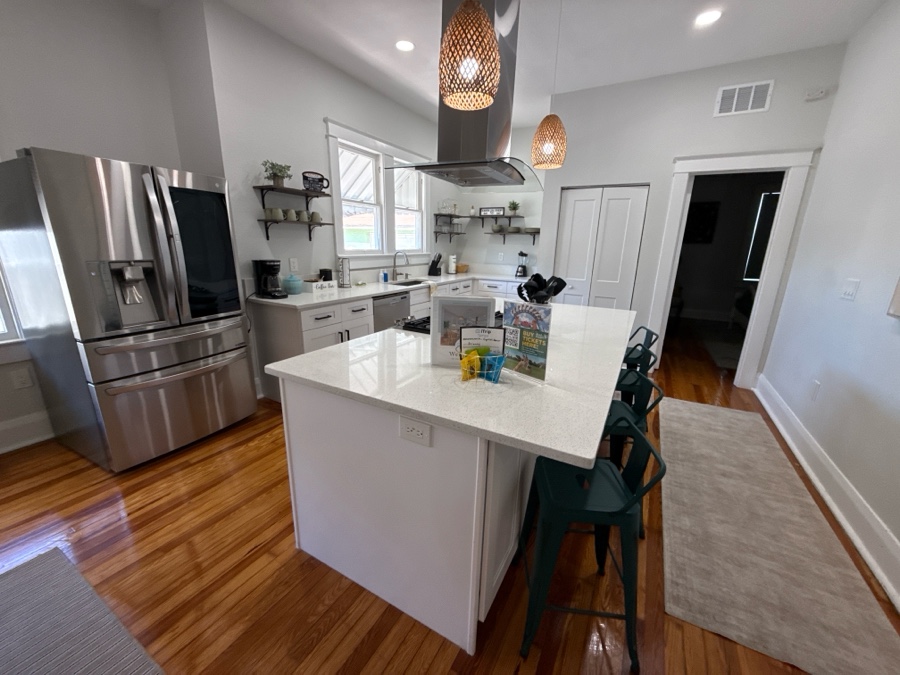 Spotlessly cleaned living area